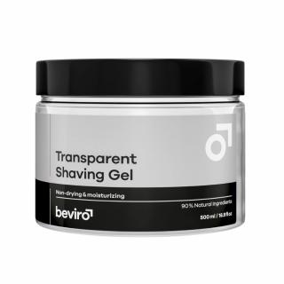 Beviro Transparentní gel na holení 500ml