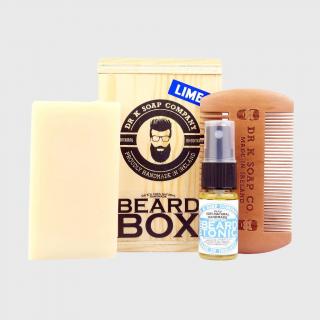 Dr K Soap Company Beard Box Fresh Lime sada péče o vousy