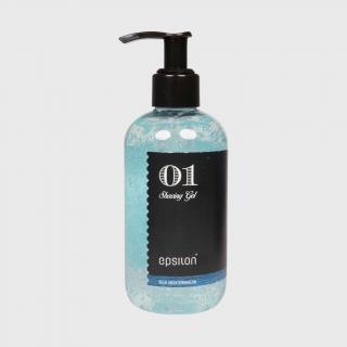 Epsilon 01 Blue Mediterranean Shaving Gel transparentní gel na holení 250 ml