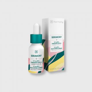 Harmony Serumony pleťový olej na obličej, CBD 137 mg, 15 ml