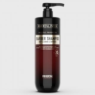 Immortal Infuse Barber Shampoo profesionální šampon na vlasy pro každodenní péči 1000 ml