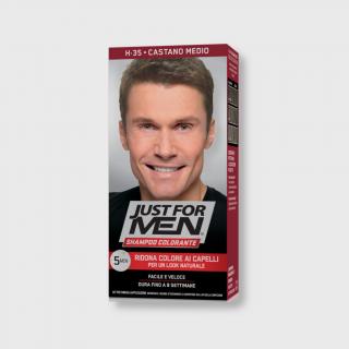 Just For Men Barvicí šampon na vlasy - Medium Brown/Středně hnědá H-35