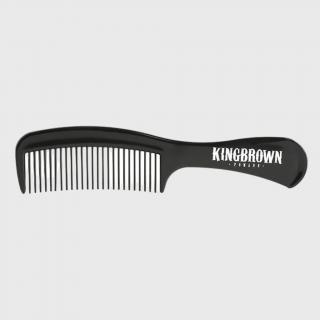 King Brown Pomade Black Handle Comb černý hřeben na vlasy