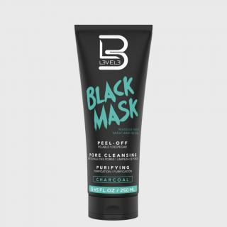 L3VEL3 Black Mask černá slupovací maska na obličej 250 ml