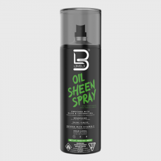 L3VEL3 Oil Sheen Spray vyživující sprej pro lesk a ochranu vlasů 383 g