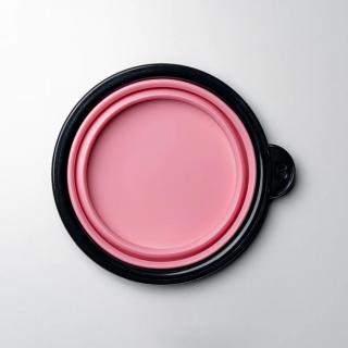 L3VEL3 skládací silikonová miska na barvu - růžová