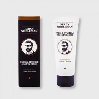 Percy Nobleman Face & Stubble Moisturizer hydratační krém na obličej a vousy 75ml