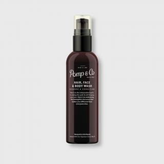 Pomp & Co. Hair, Face & Body Wash mycí gel na vlasy, tělo a obličej 200 ml