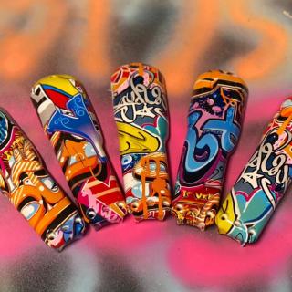 SLICKSTYLE Clipper Cover Graffiti design kryt pro strojky Magic Clip Cordless, 1ks