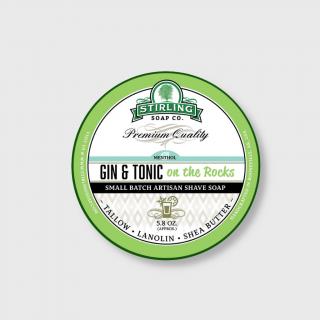 Stirling Soap Company Gin & Tonic On The Rocks mýdlo na holení 170ml