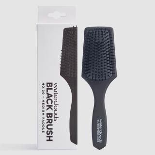 Waterclouds Black Brush No.20 Medium Paddle kartáč na vlasy středně velký