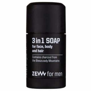 ZEW for men mýdlo na obličej, tělo a vousy 3v1 85ml
