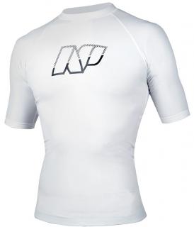 lycrové tričko Neilpryde Rashguard Man S/S bílá Velikost: M,