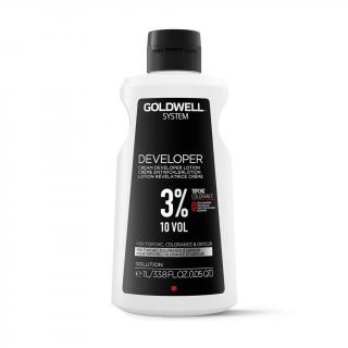 GOLDWELL Developer Lotion 3% pro Colorance, Topchic a Oxycur 1000 ml