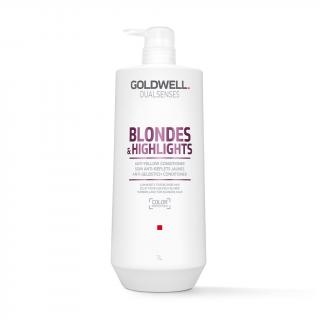 GOLDWELL Dualsenses Blondes kondicionér pro blond vlasy 1000 ml  + ručník zdarma