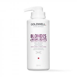 GOLDWELL Dualsenses Blondes minutová maska pro blond vlasy 500 ml  + ručník zdarma