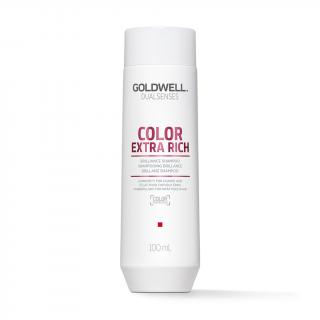 GOLDWELL Dualsenses Color Extra Briliance cestovní šampon pro zářivé vlasy 100 ml
