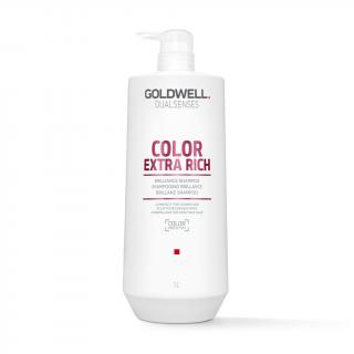 GOLDWELL Dualsenses Color Extra Briliance šampon pro zářivé vlasy 1000 ml  + ručník zdarma