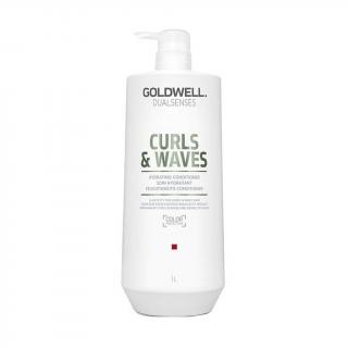 GOLDWELL Dualsenses Curls & Waves kondicionér pro vlnité a kudrnaté vlasy 1000 ml  + ručník zdarma