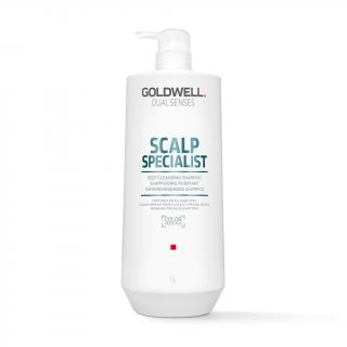 GOLDWELL Dualsenses Scalp Specialist hloubkově čistící šampon na vlasy 1000 ml  + ručník zdarma