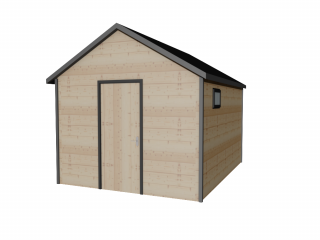 Zahradní dřevěný domek PRAKTIK 3 x 4 m Tloušťka stěny: Palubky 28mm