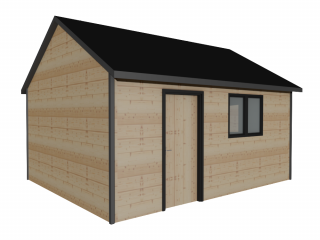 Zahradní dřevěný domek PRAKTIK 5 x 4 m Tloušťka stěny: Palubky 28mm
