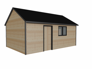Zahradní dřevěný domek PRAKTIK 6 x 4 m Tloušťka stěny: Palubky 28mm