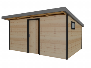 Zahradní dřevěný domek SIMPLE 3 x 4 m Tloušťka stěny: Palubky 28mm