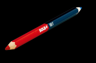 Červeno-modrá tužka SOLA RBB Délka: 17 cm
