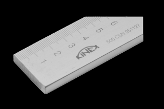 Měřítko KINEX - NEREZ OCEL s vertikální stupnicí Rozměr: 1000x30x6 mm