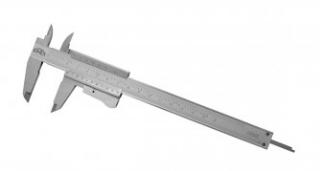 Posuvné měřítko Kinex 150 mm 0,02 mm, mm+inch, aretace tlačítkem