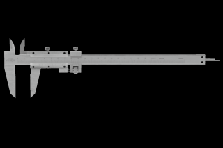 Posuvné měřítko KINEX, jemné stavění, aretace šroubkem Délka: 300 mm