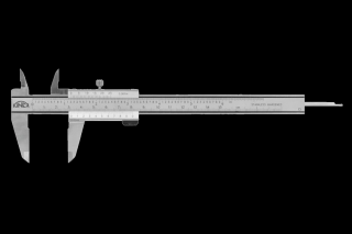 Posuvné měřítko Kinex TOP QUALITY, 0,02 mm, aretace šroubkem, paralelní veden Délka: 200 mm
