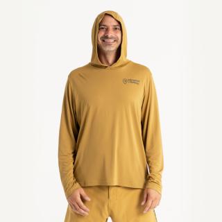 Adventer Fishing Funkční Hoodie UV Tričko Sand Velikost: XL