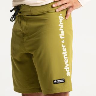 Adventer Fishing Kraťasy Olive Velikost: XL