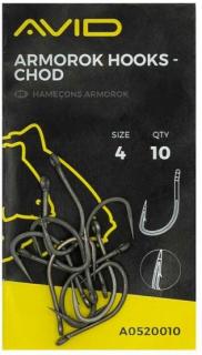 Avid Carp Háčky Armorok Hooks Chod Barbed Velikost háčku: #4