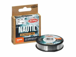 Berkley Fluorocarbon Nautil FCLeader Clear 50m Nosnost: 9kg, Průměr: 0,40mm