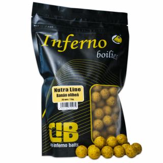 Carp Inferno Boilies Nutra Line Banán/Oliheň Hmotnost: 1kg, Průměr: 24mm