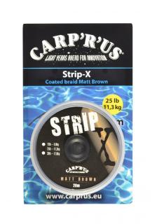 Carp´R ´Us Potahovaná Šňůrka Strip-X Matt Brown 20m Varianta: 15lb