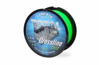 Carp´R´Us vlasec Total Crossline Cast Délka: 1000m, Nosnost: 13,6kg, Průměr: 0,40mm