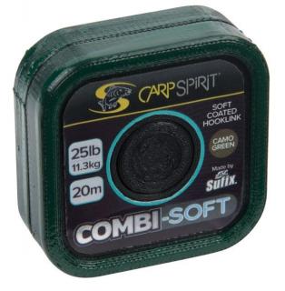 Carp Spirit Šňůrka Combi-Soft Coated Braid Camo Green 20m Nosnost: 25lb