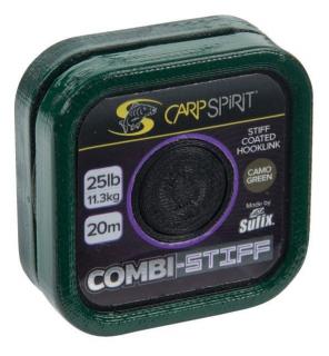 Carp Spirit Šňůrka Combi-Stiff Coated Braid Camo Green 20m Nosnost: 15lb