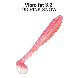 Crazy Fish Gumová Nástraha Vibro Fat 8cm 5ks Délka cm: 8cm, Barva: 9D pink snow