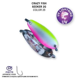 Crazy Fish Plandavka Seeker 2g Barva: 109