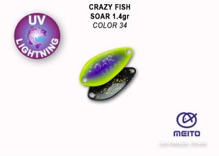 Crazy Fish Plandavka Soar 1,8g Barva: 34