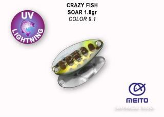 Crazy Fish Plandavka Soar 1,8g Barva: 9.1