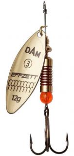 Dam Třpytka Effzett Predator Spinner Gold Hmotnost: 17g, Velikost: 4