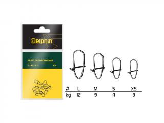 Delphin Karabinka Fastlock Micro Snap 10ks Varianta: XS/3kg