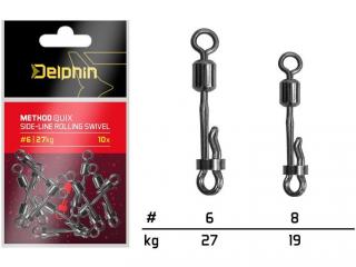 Delphin Rychloobratlík S Pojistkou Method QuiX 10 ks Nosnost: 27kg, Velikost: #6