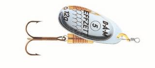 Effzett Třpytka Standard Spinner Silver Hmotnost: 6g, Velikost: 3